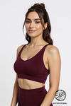 Zivame Unbound Padded Non Wired Full Coverage T-Shirt Bra - Beet Red — thumbnail 1